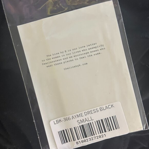 NWT The Line by K Ayme Ribbed Mockneck Dress Black Small - Picture 6 of 9